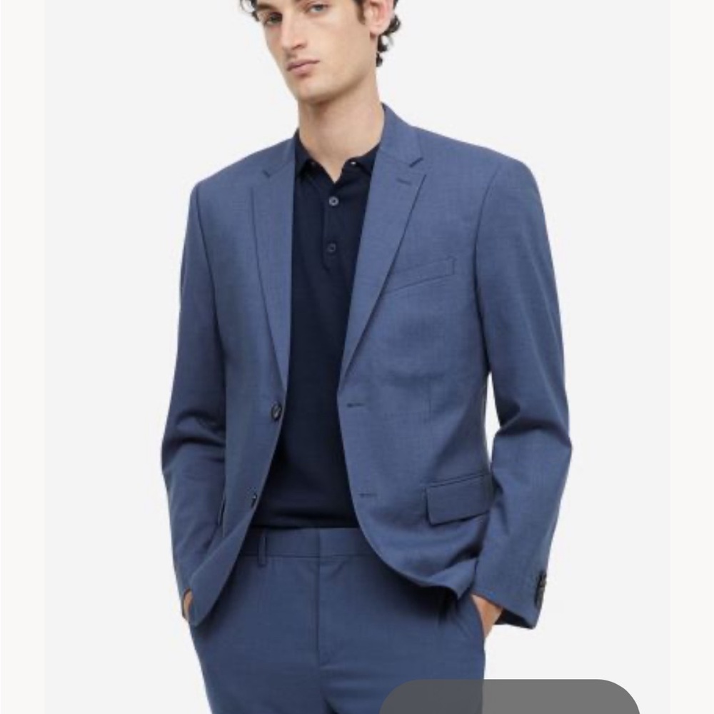 NWT Men’s H&M Navy Sport Jacket, Size 38R slim fit